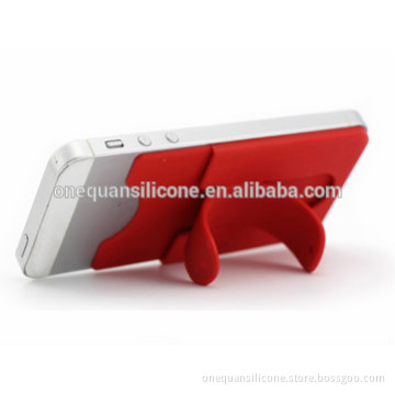 new silicone mini mobile phone slap display stand